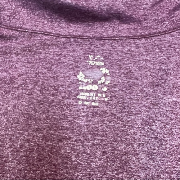 Roots Heathered Purple Full Zip Athletic Jacket Size M - Picture 10 of 10